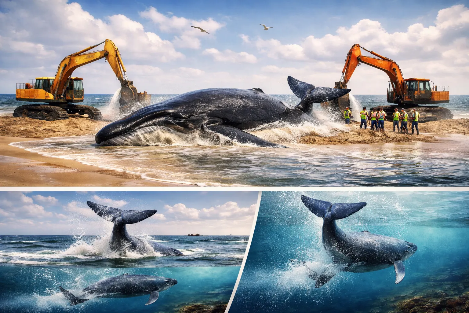 Wal "Timmy" in Gefahr?