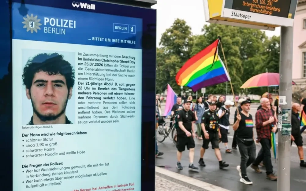 Wer war Abdul Ballout – der mutmaßliche Attentäter des CSD-Anschlags in Berlin?